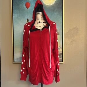 Keren Hart USA Zip Up Star Hoodie!